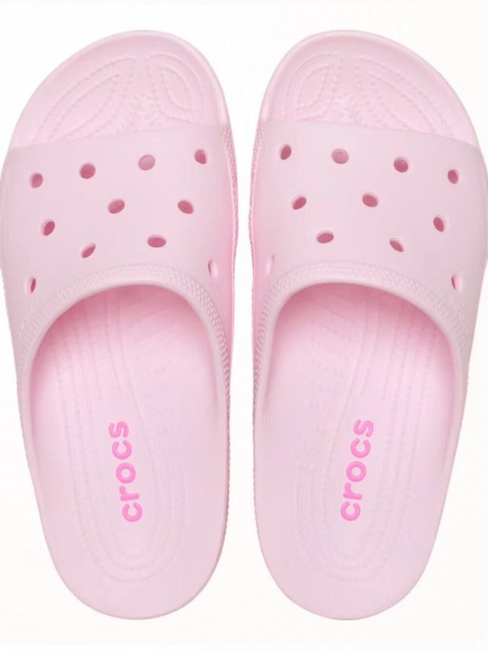 NWT CROCS Women's Saturday Slide Pink Milk - Picture 2 of 7